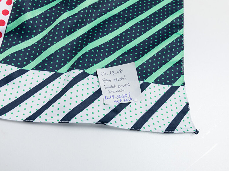 Dunkelblau Foulard