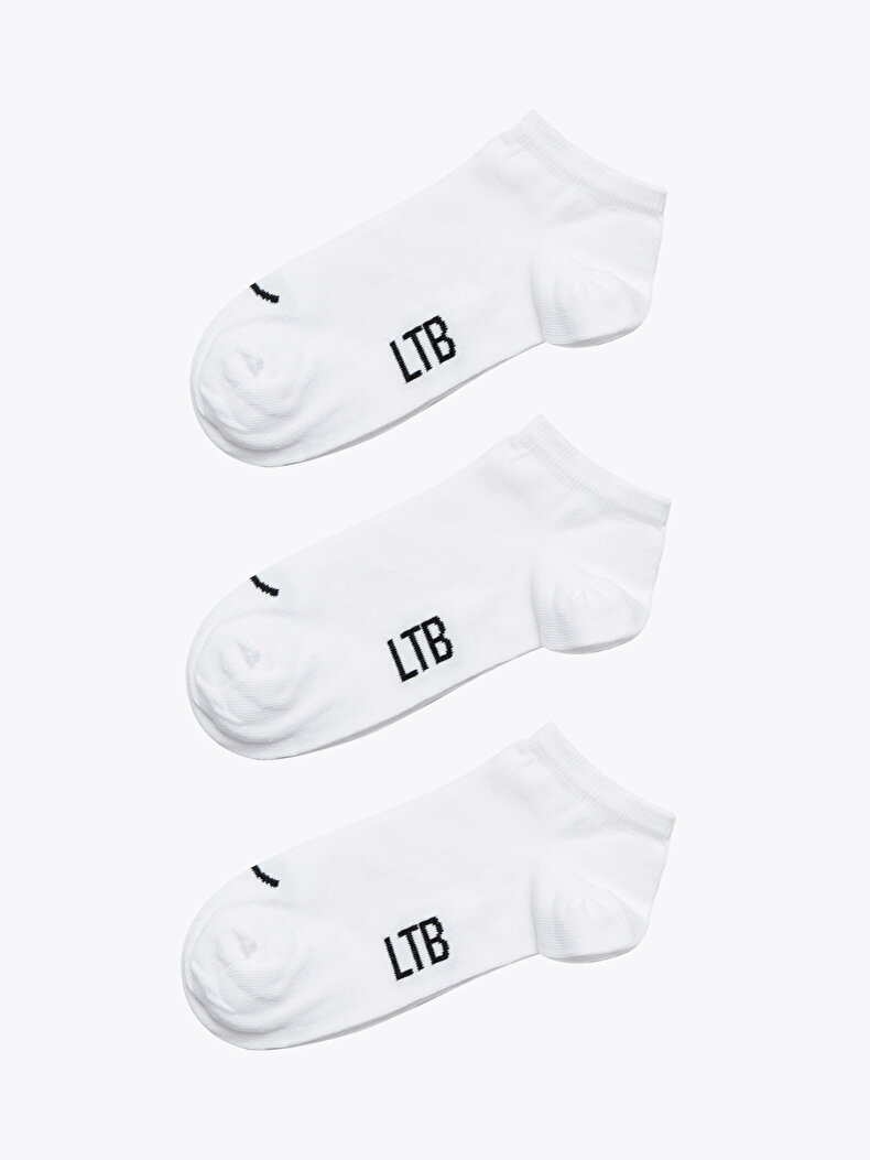 3'lü Paket Beyaz Çorap