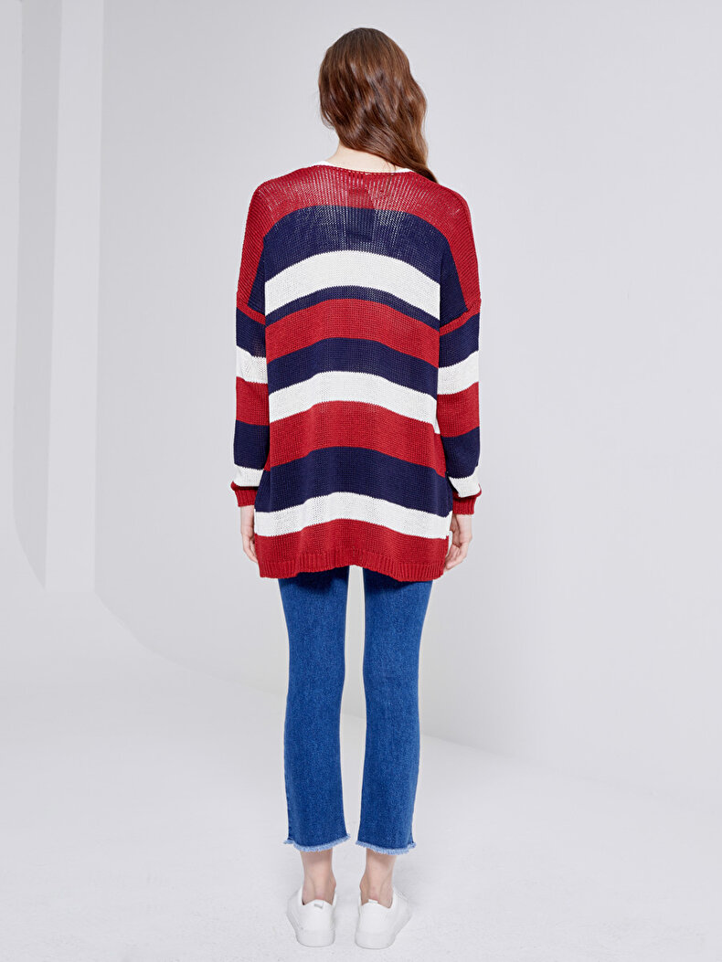 Donkerblauw Cardi̇gan