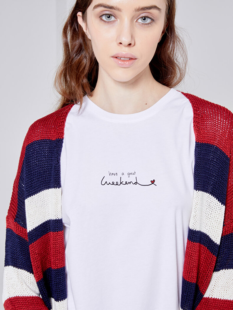 Donkerblauw Cardi̇gan