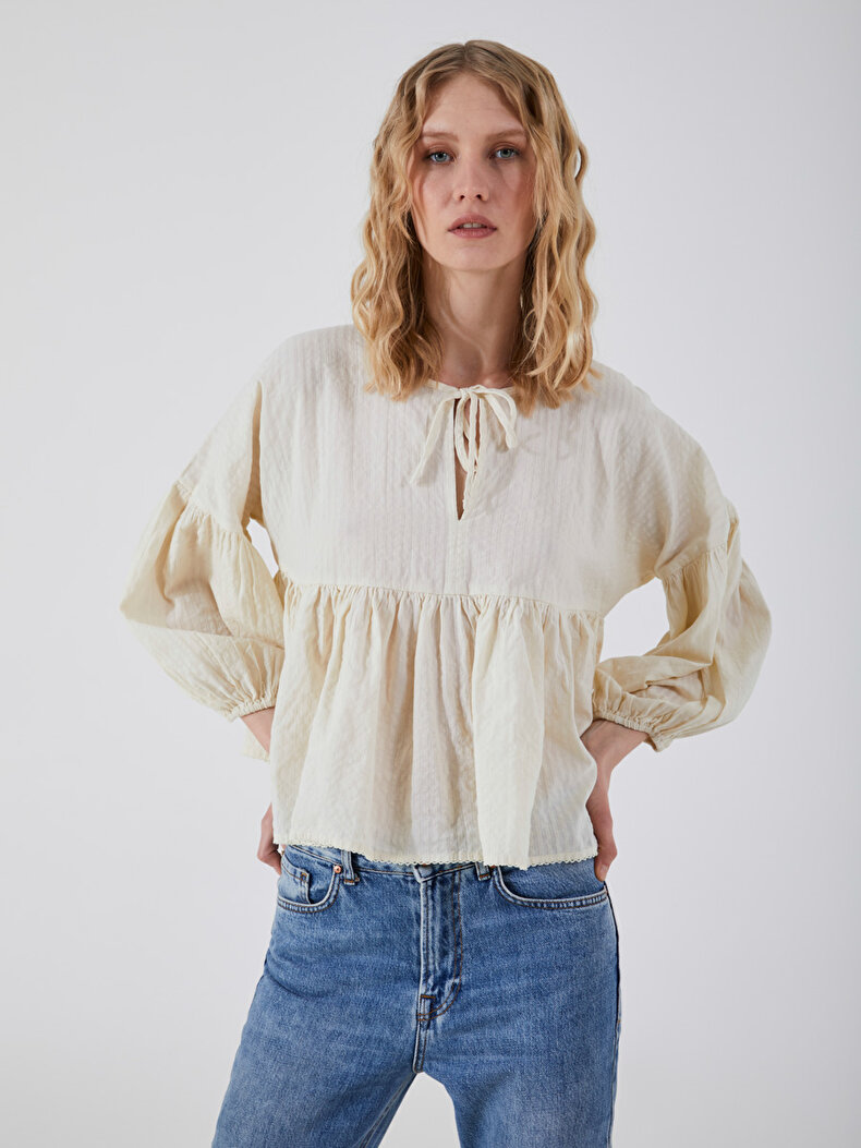 Gelb Bluse