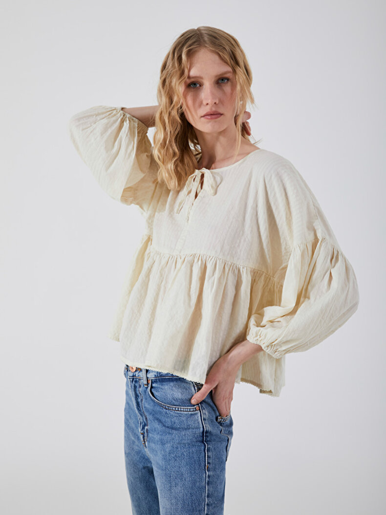 Gelb Bluse