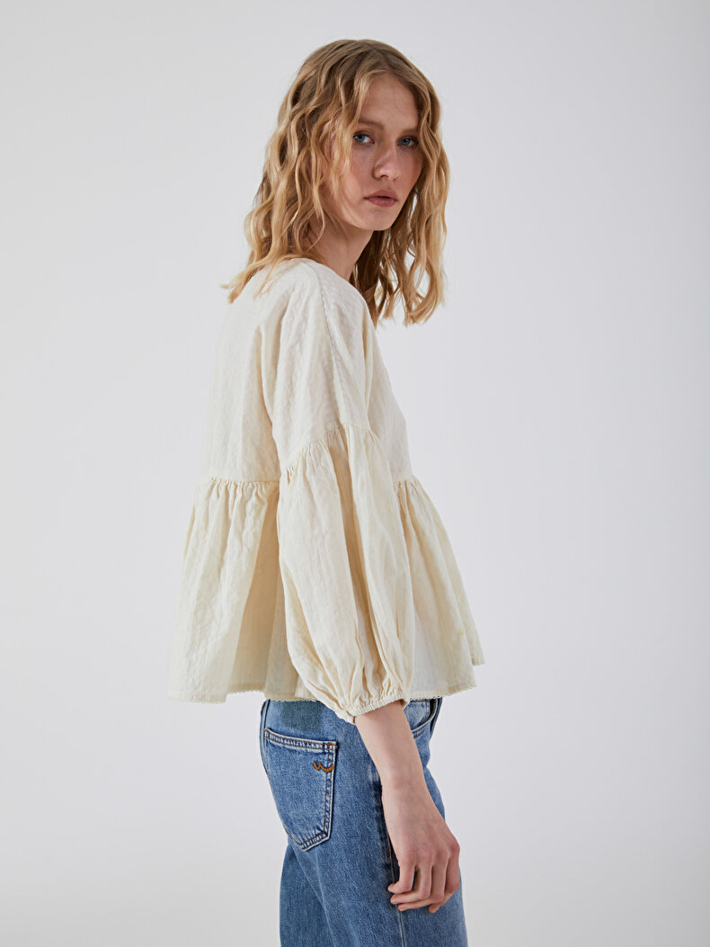 Gelb Bluse