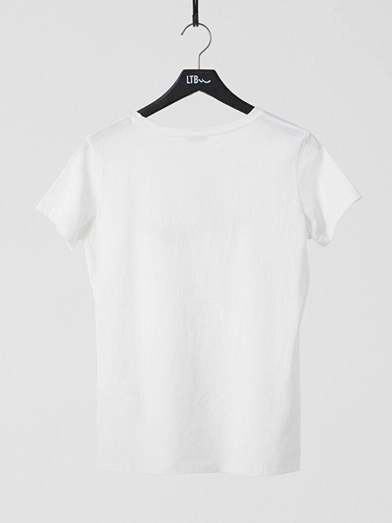 Shiny Ltb Logo White T-shirt