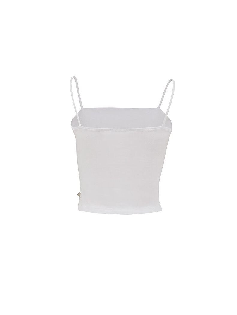 Spaghetti Strap White