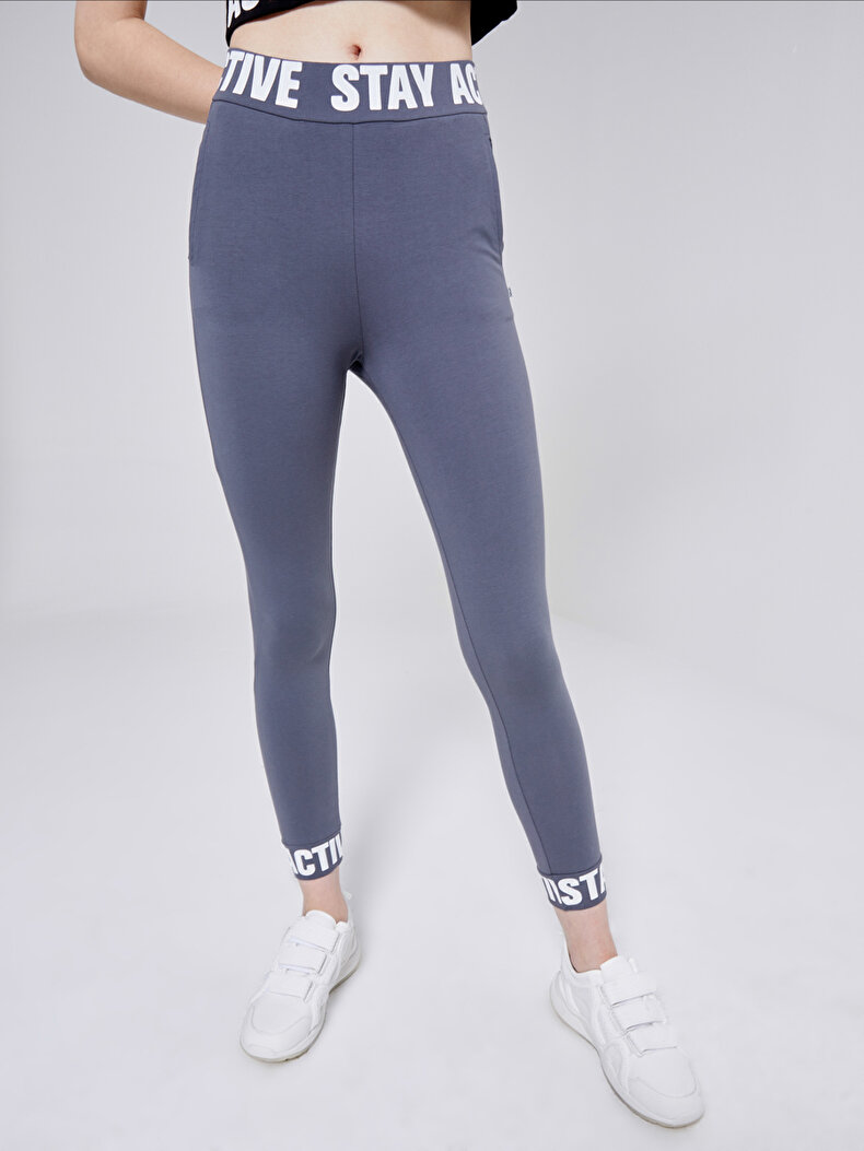 Antraciet Legging