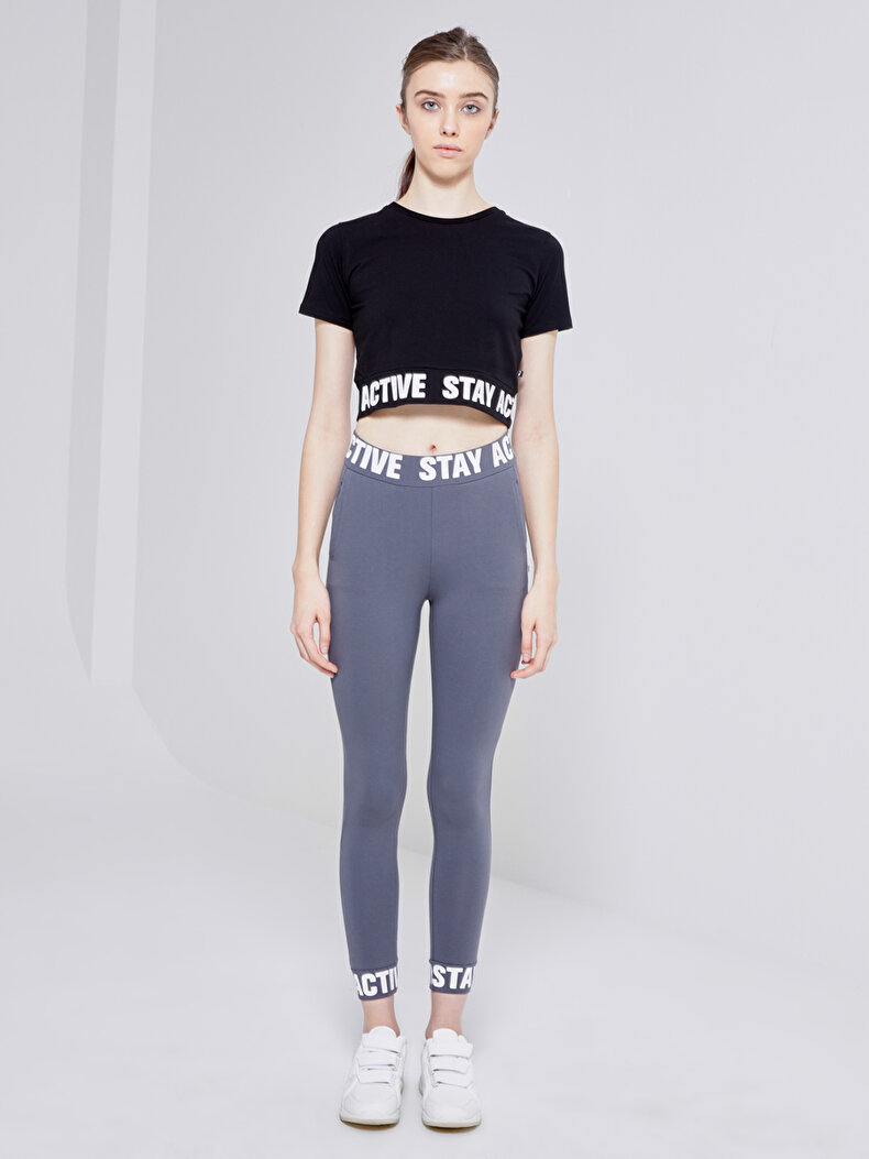 Antraciet Legging
