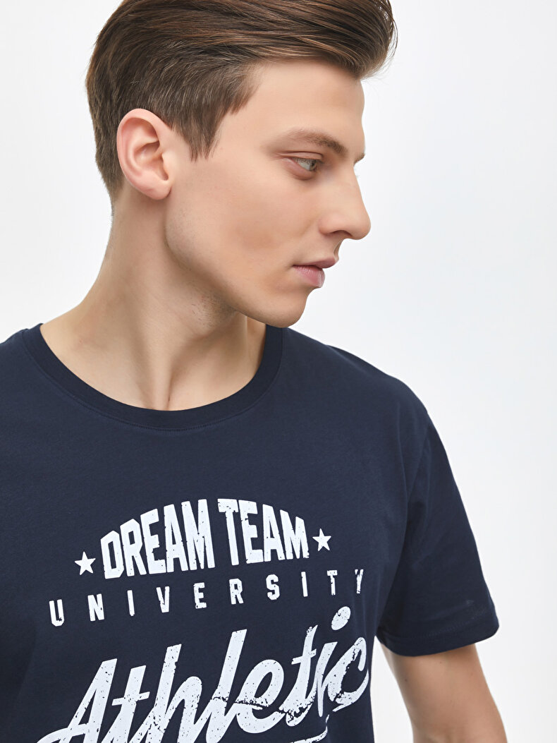 Dunkelblau T-shirt