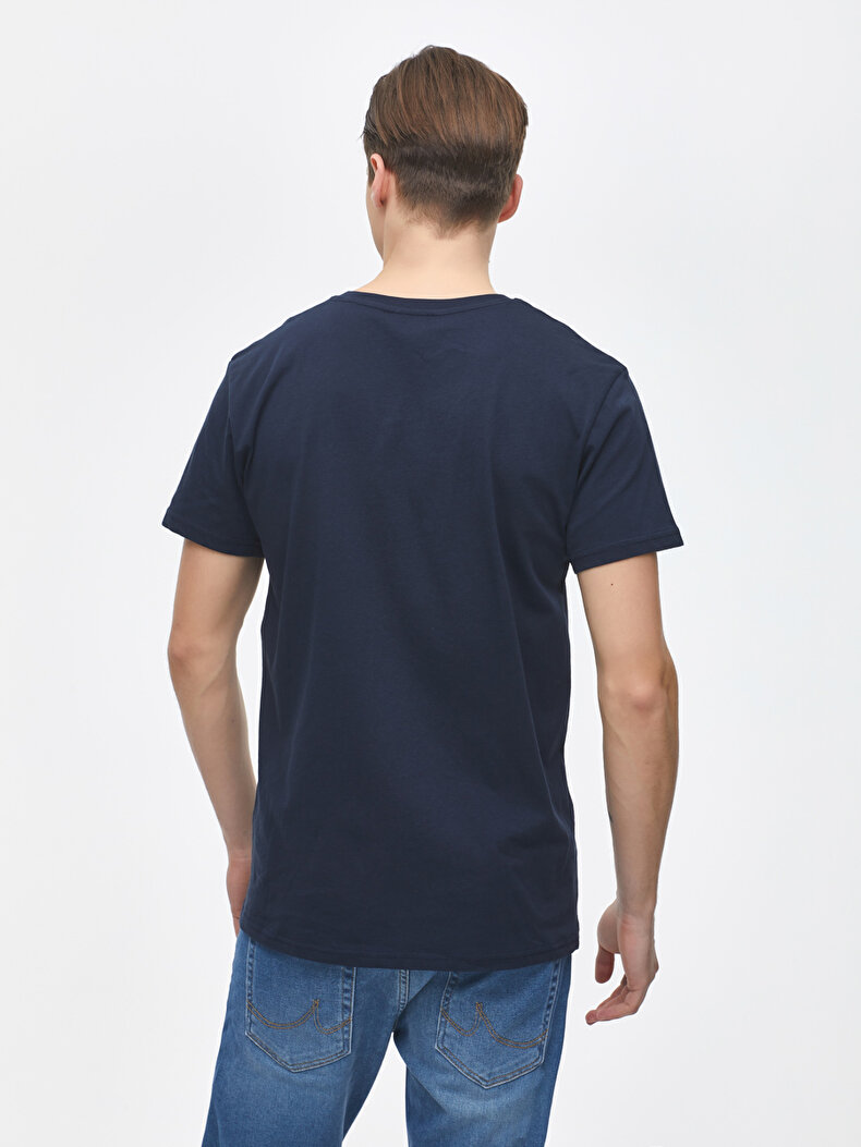 Dunkelblau T-shirt