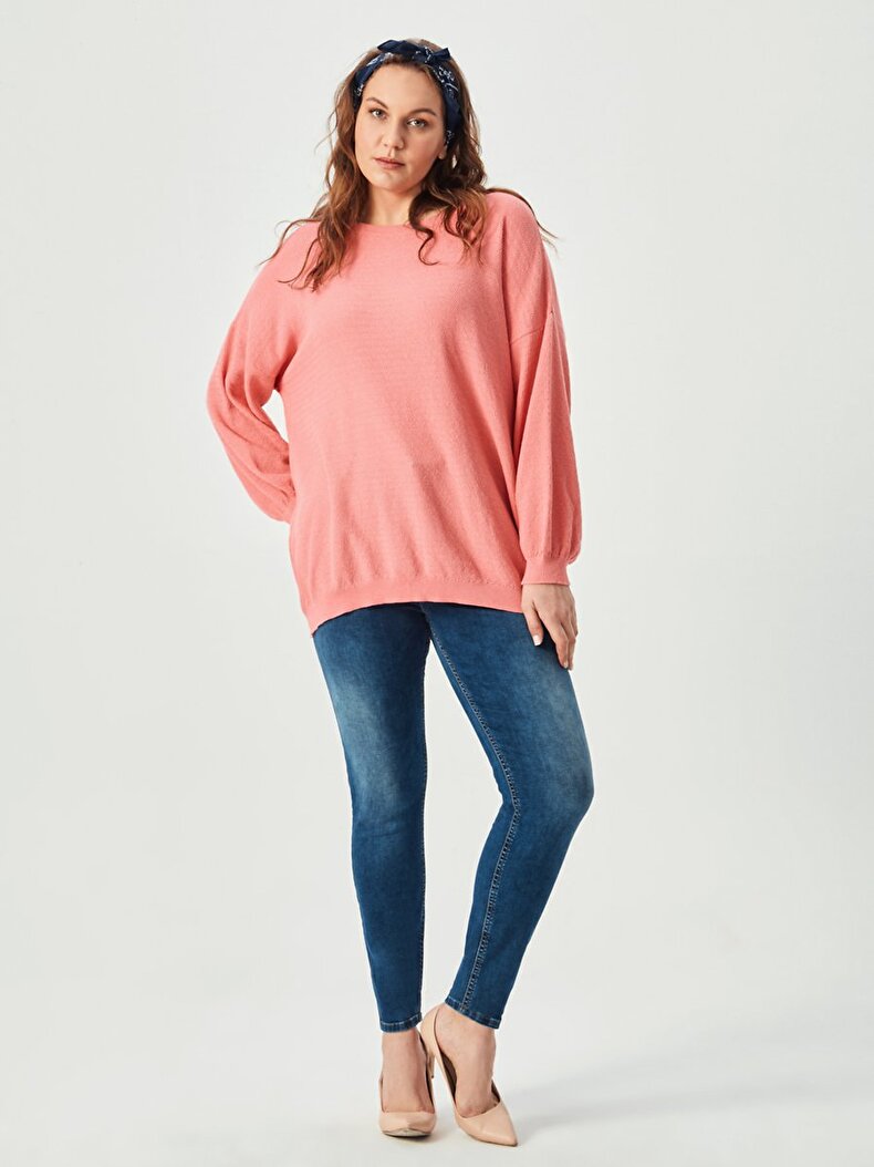 Wide Collar Oversized Pink