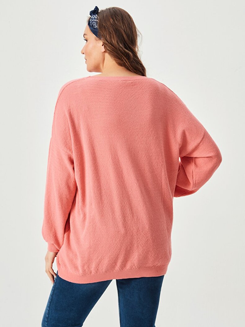 Wide Collar Oversized Pink