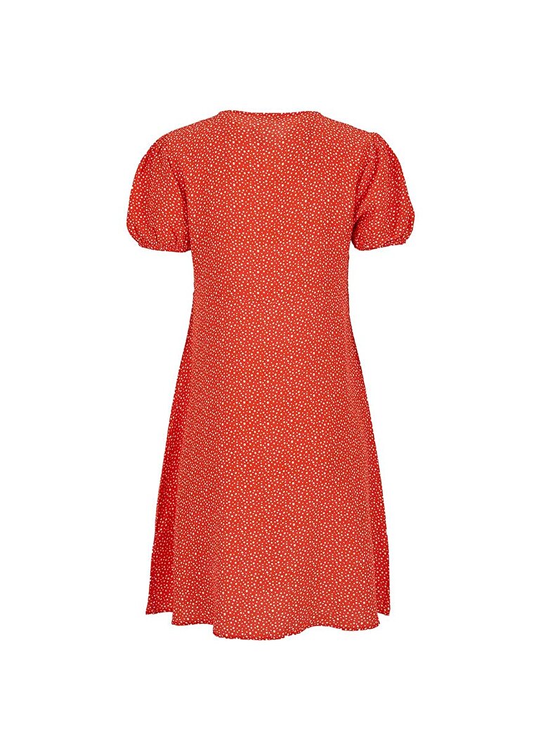 Dots Front Buttoned Jurk