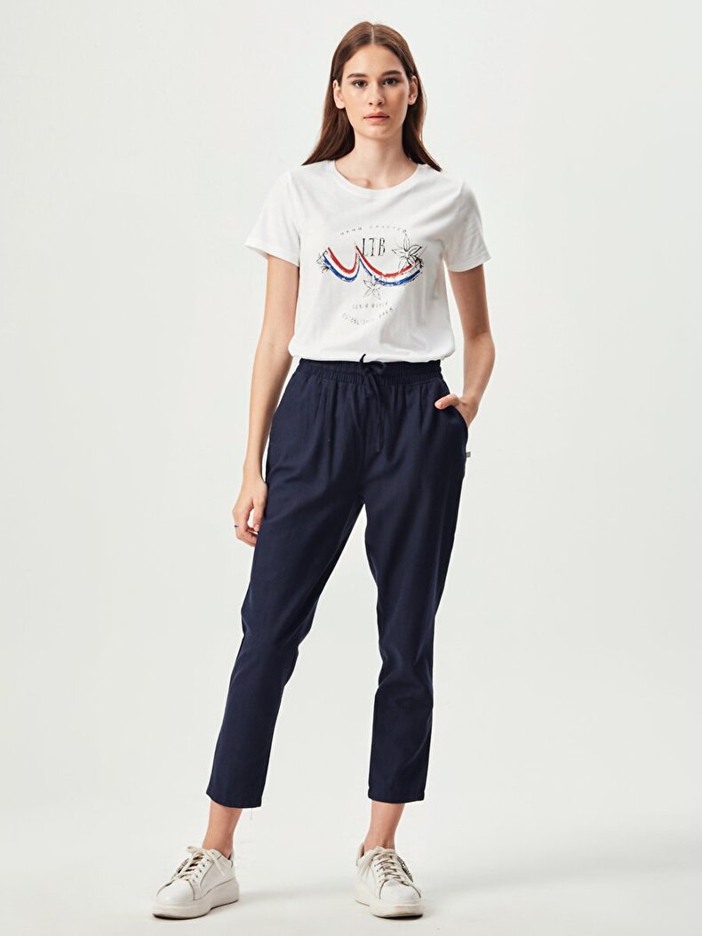 Donkerblauw Broek
