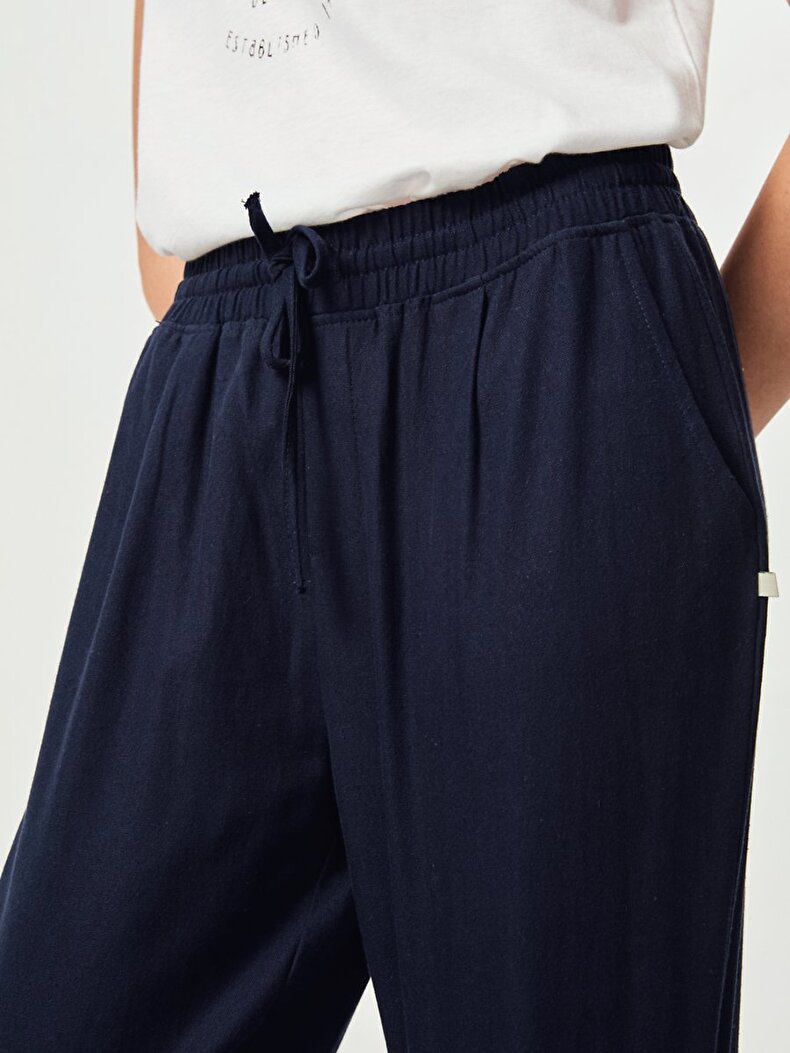 Donkerblauw Broek