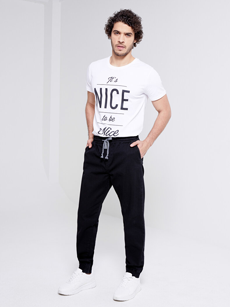 Tracksuit Schwarz Hosen