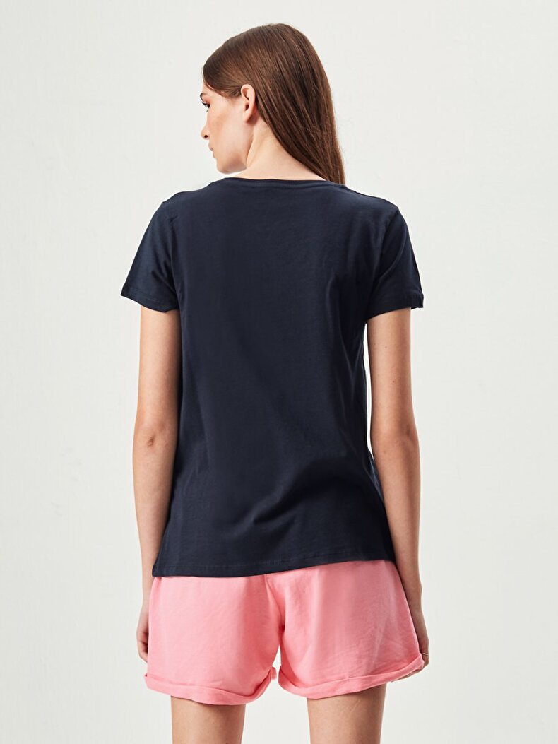 Dunkelblau T-shirt
