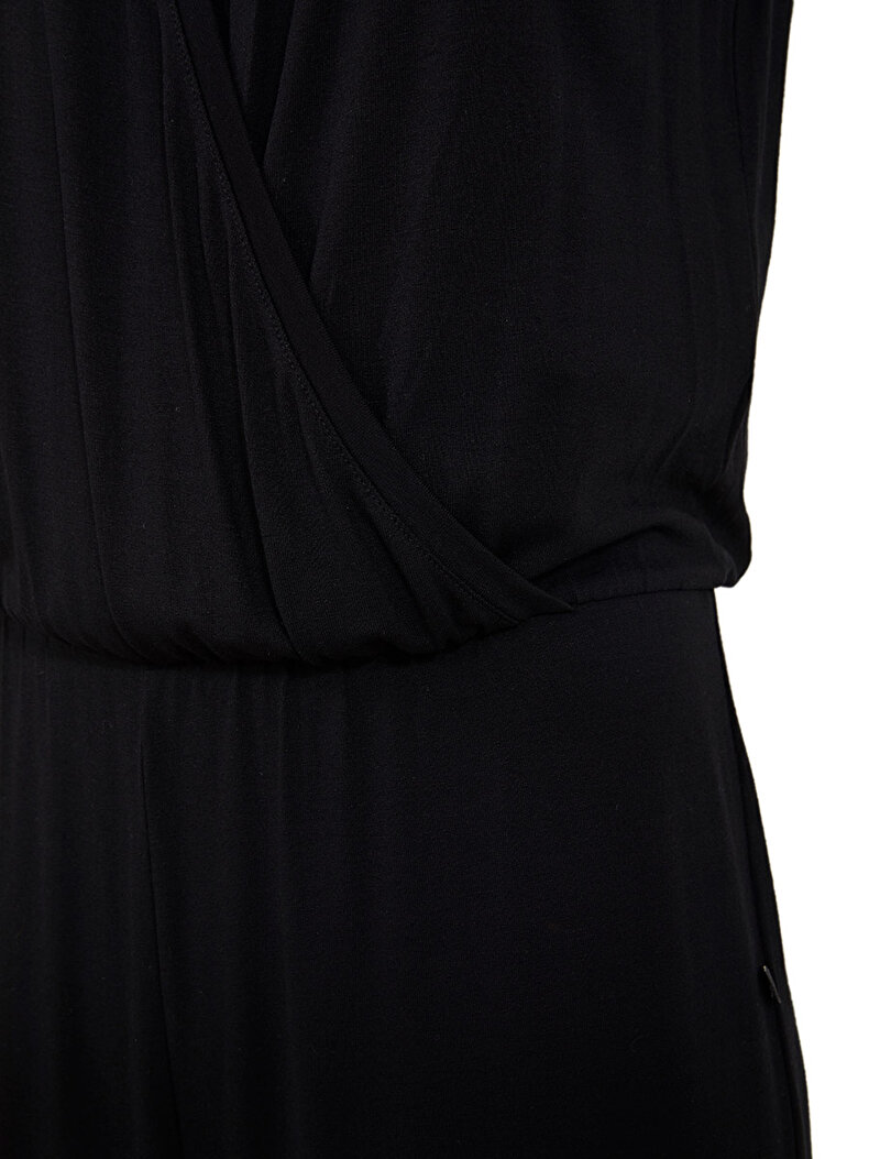 V-neck Schwarz Overall