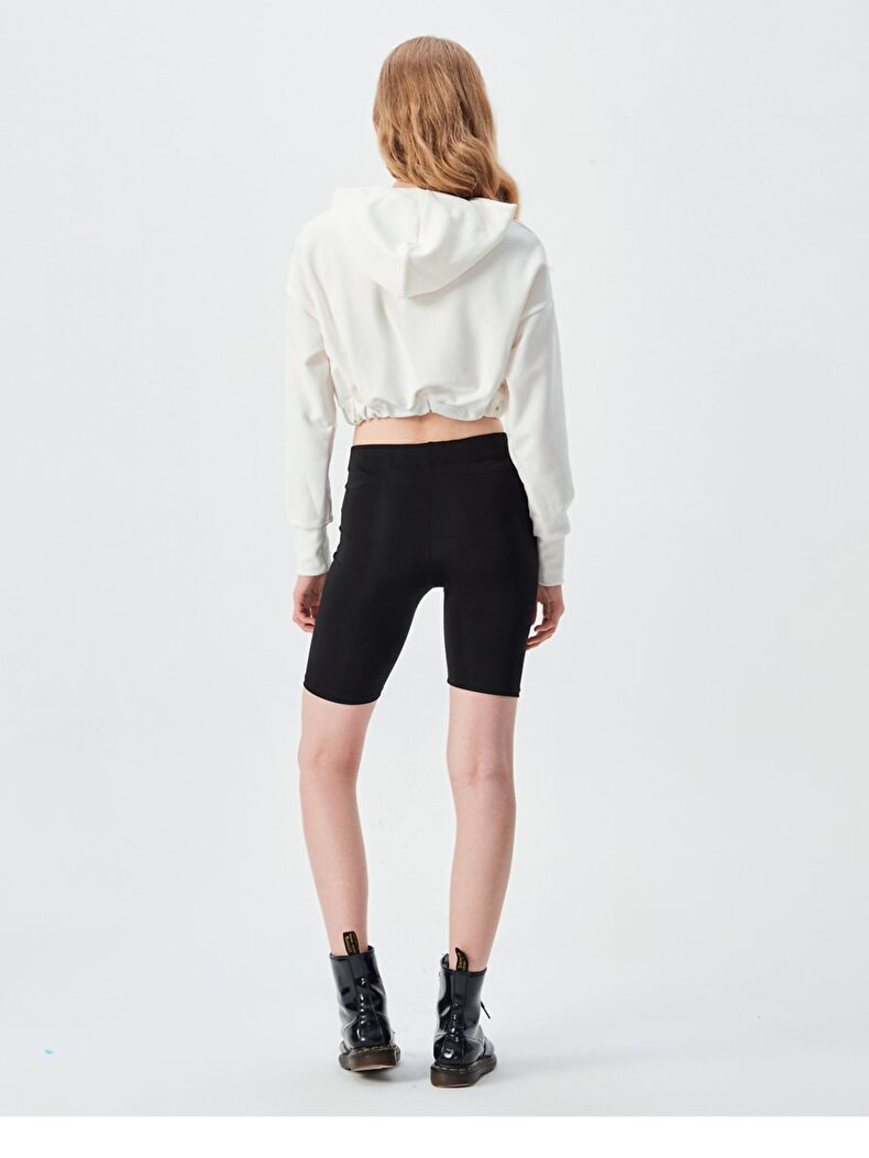 Shiny Short Zwart Legging