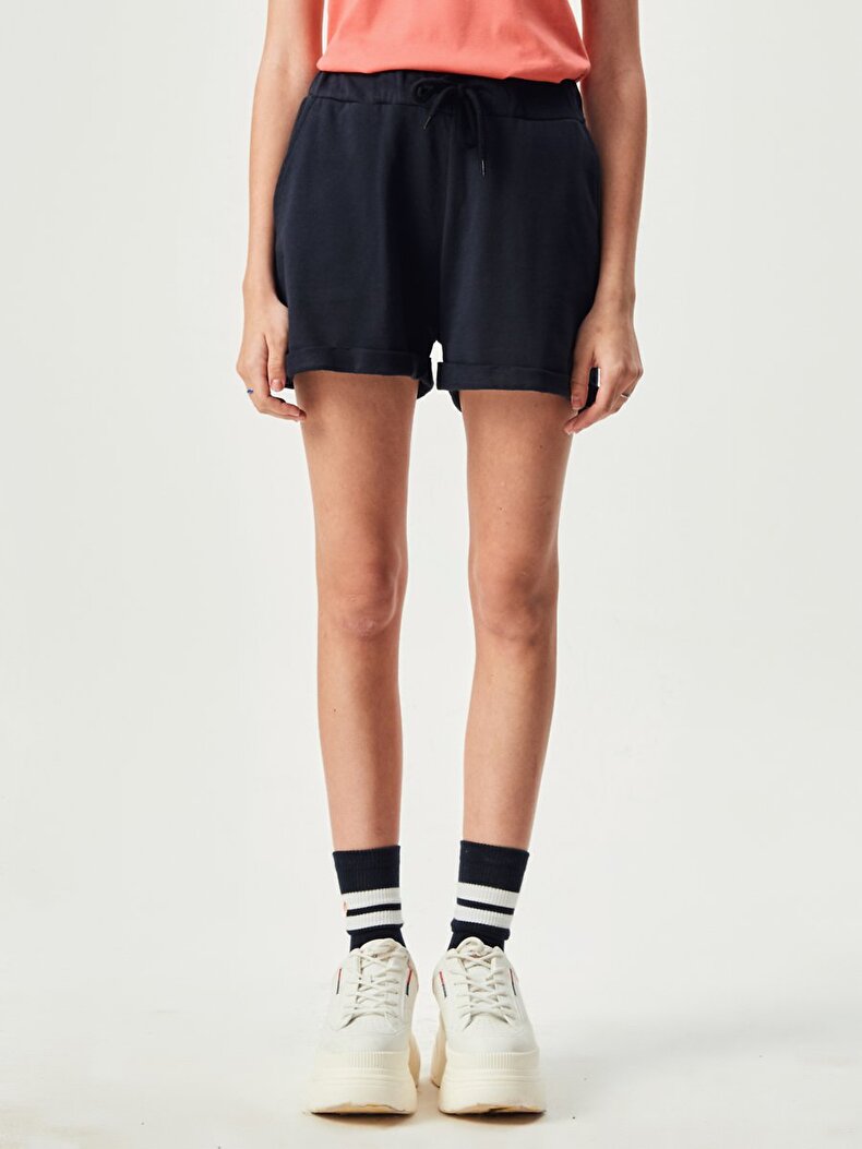 Dunkelblau Shorts