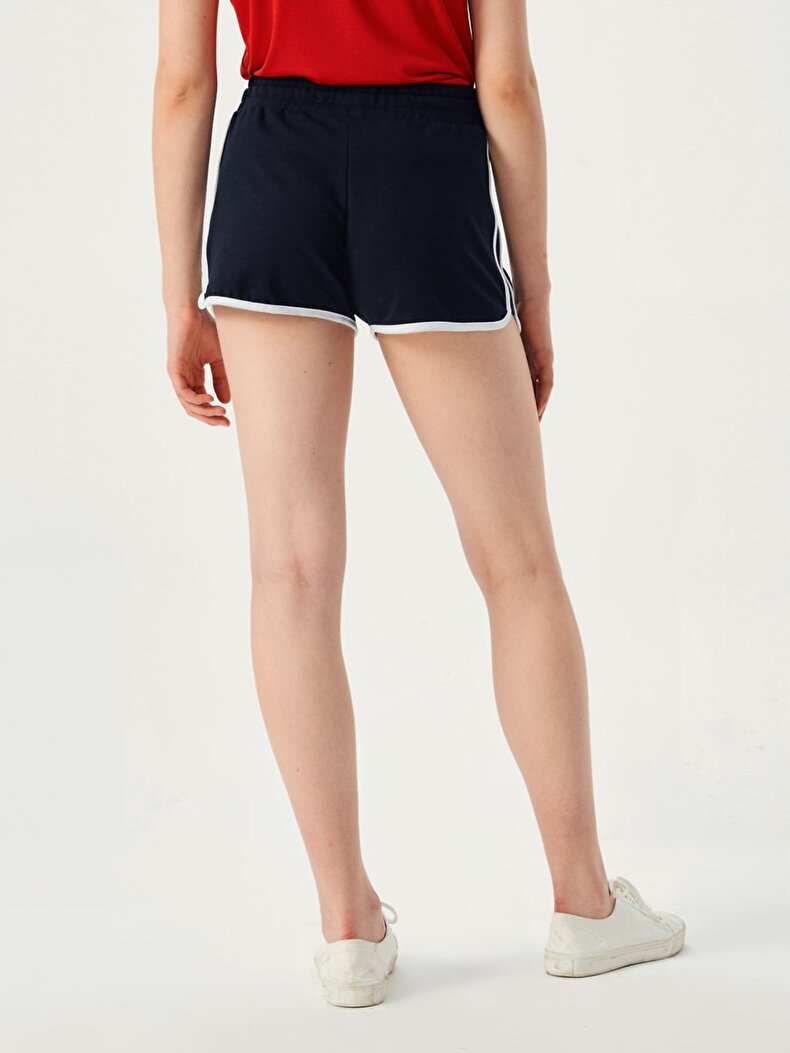 Striped Short Navy Shorts