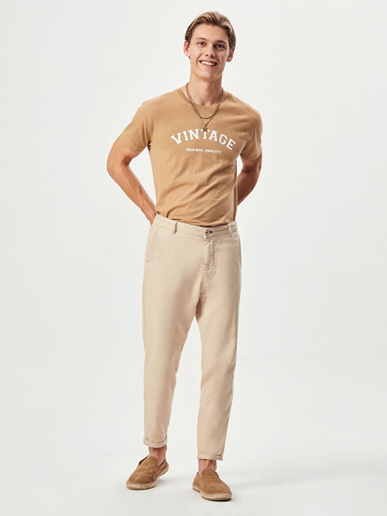 Crew Neck Brown