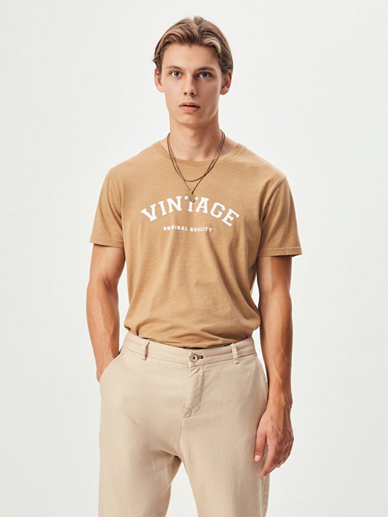 Crew Neck Brown