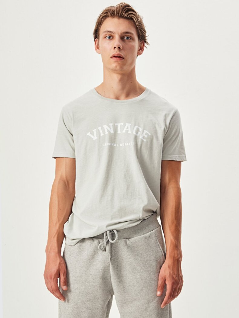 Crew Neck Grey