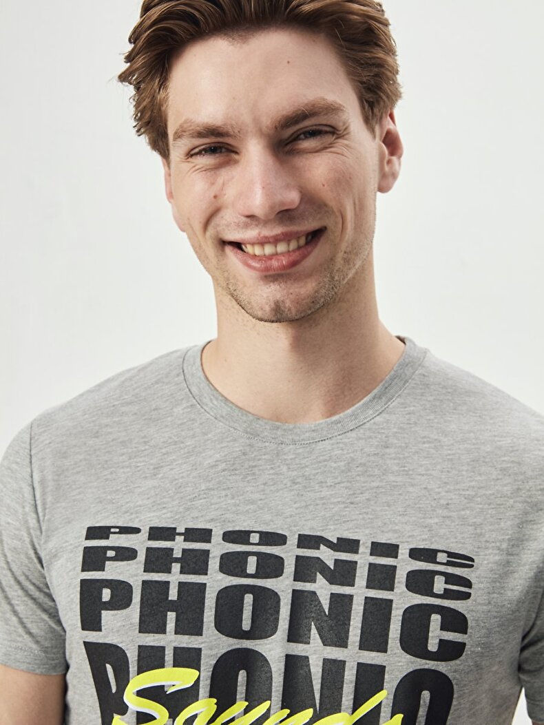 Grijs T-shi̇rt