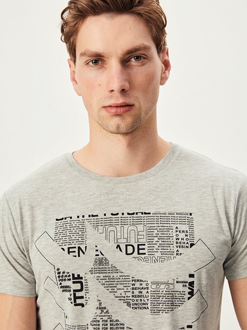 Ltb Logo Grijs T-shi̇rt