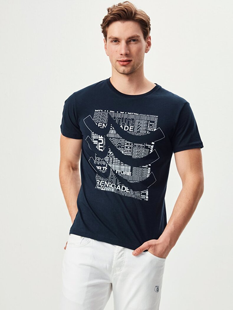 Ltb Logo Donkerblauw T-shi̇rt