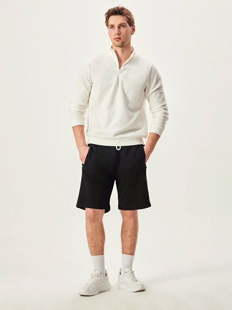 Striped Short Zwart Shorts