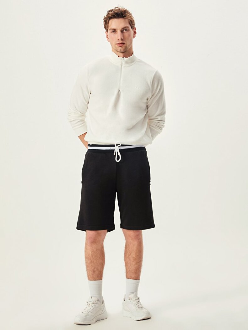 Striped Short Zwart Shorts