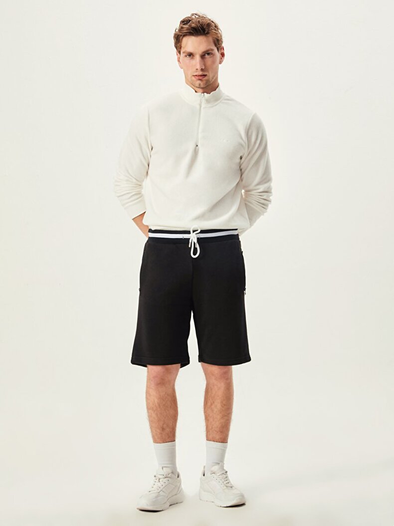 Striped Short Zwart Shorts