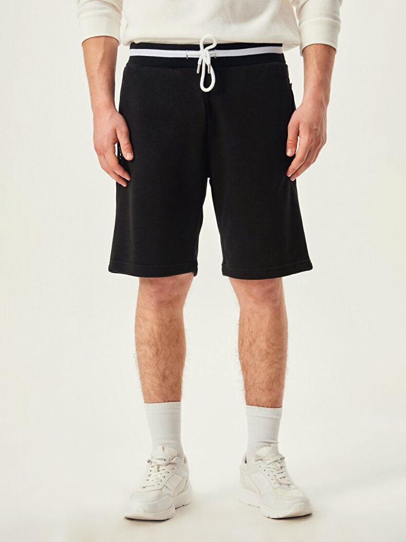 Striped Short Zwart Shorts