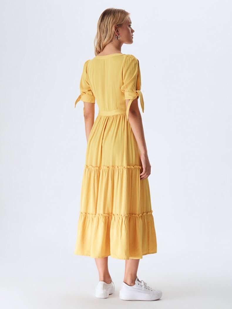 Arms Cord Closure Detailed Long Jurk