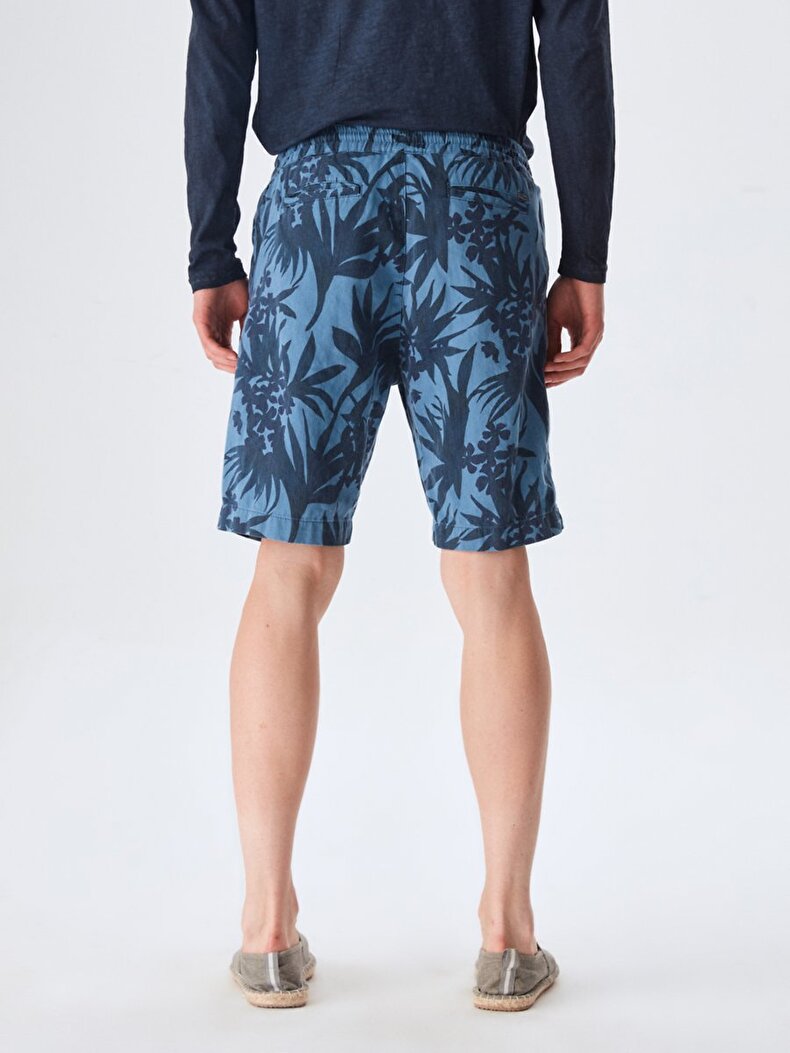 Pattern With Pockets Shorts