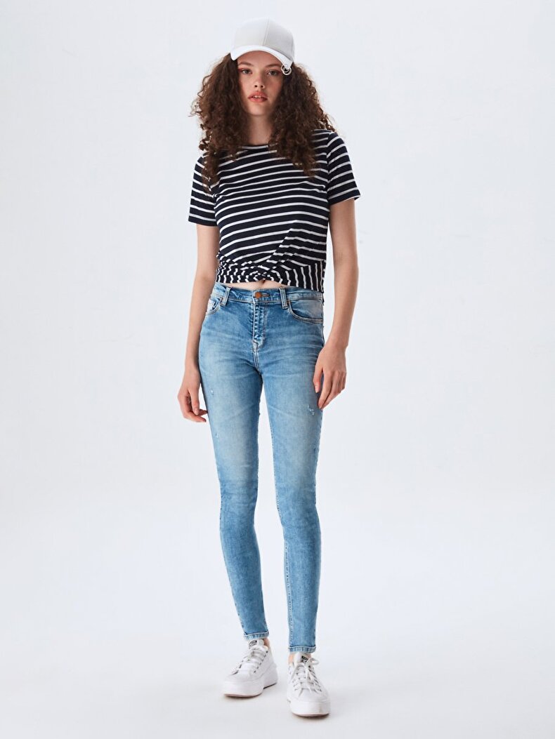 Dunkelblau T-shirt