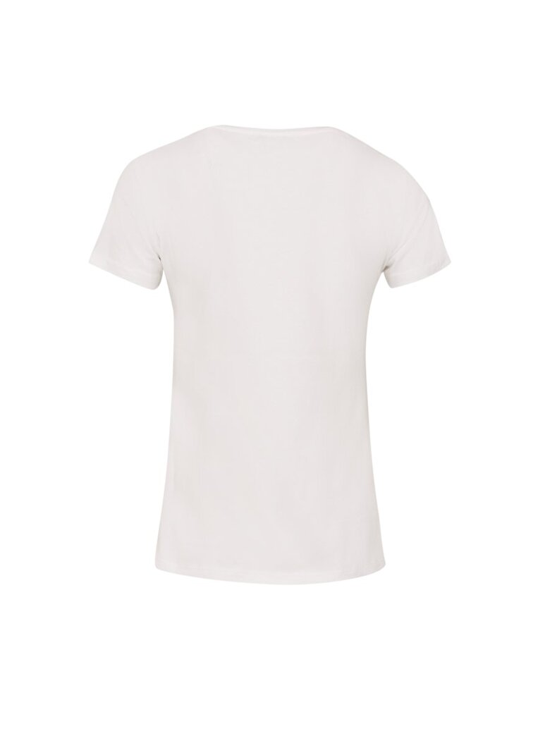V-neck White T-shirt