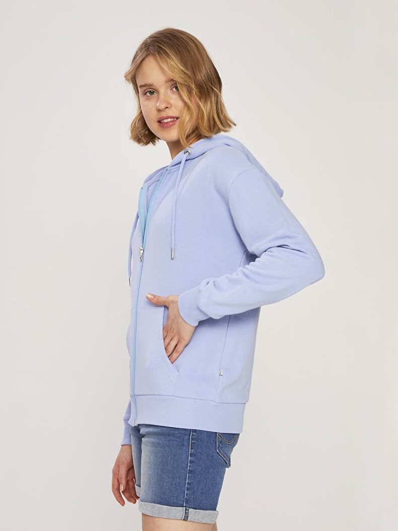 Grün Strickjacke