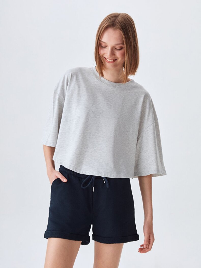 Short With Pockets Donkerblauw Shorts