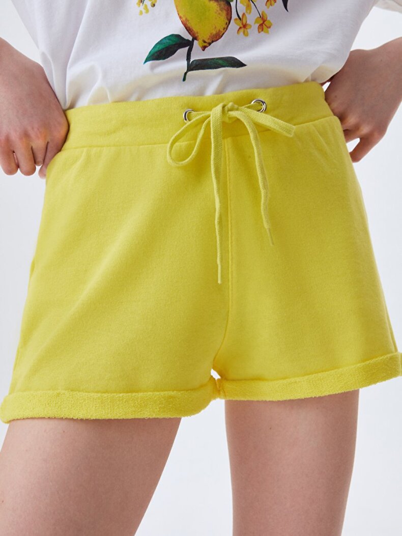 Short Yellow Shorts