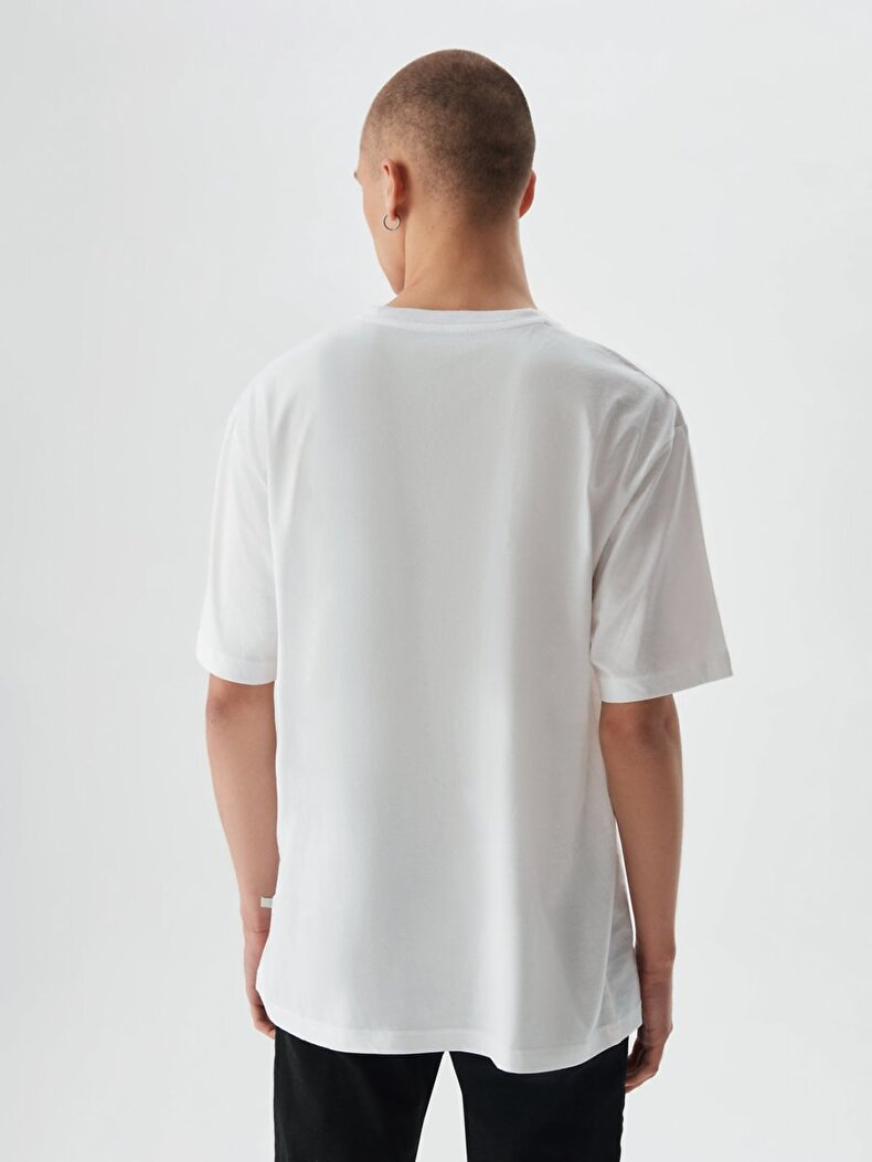 Graphic Print White