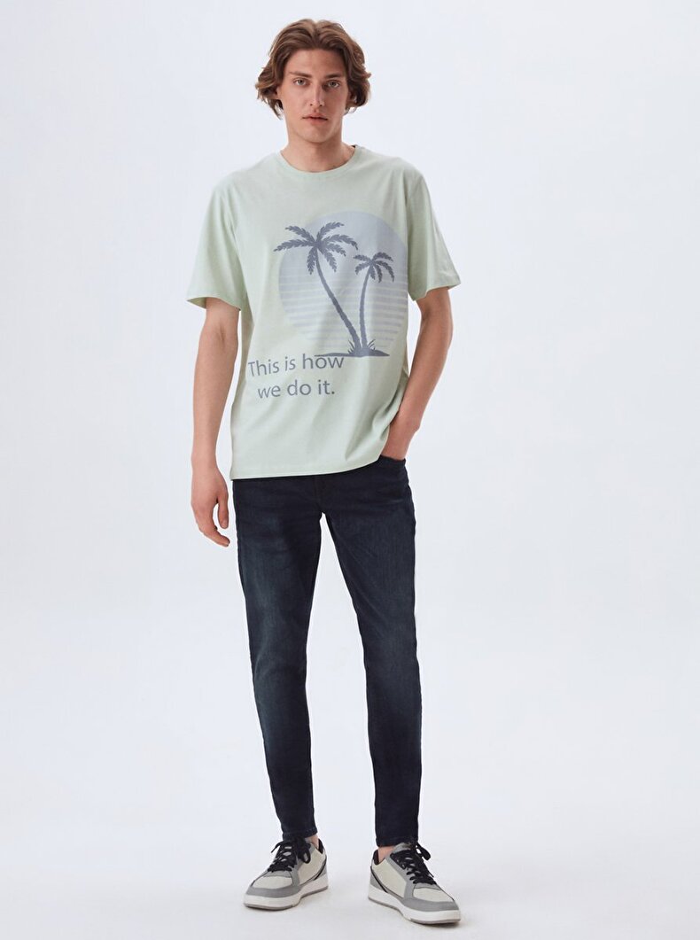 Graphic Print Green
