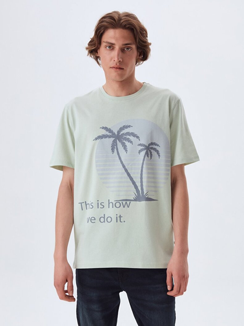 Graphic Print Green