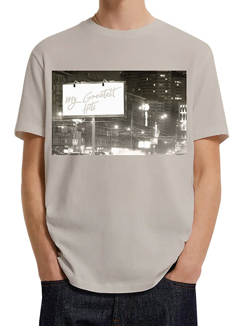 Beige T-shirt