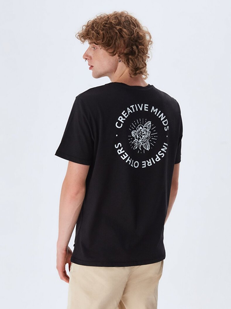 Crew Neck Schwarz T-shirt