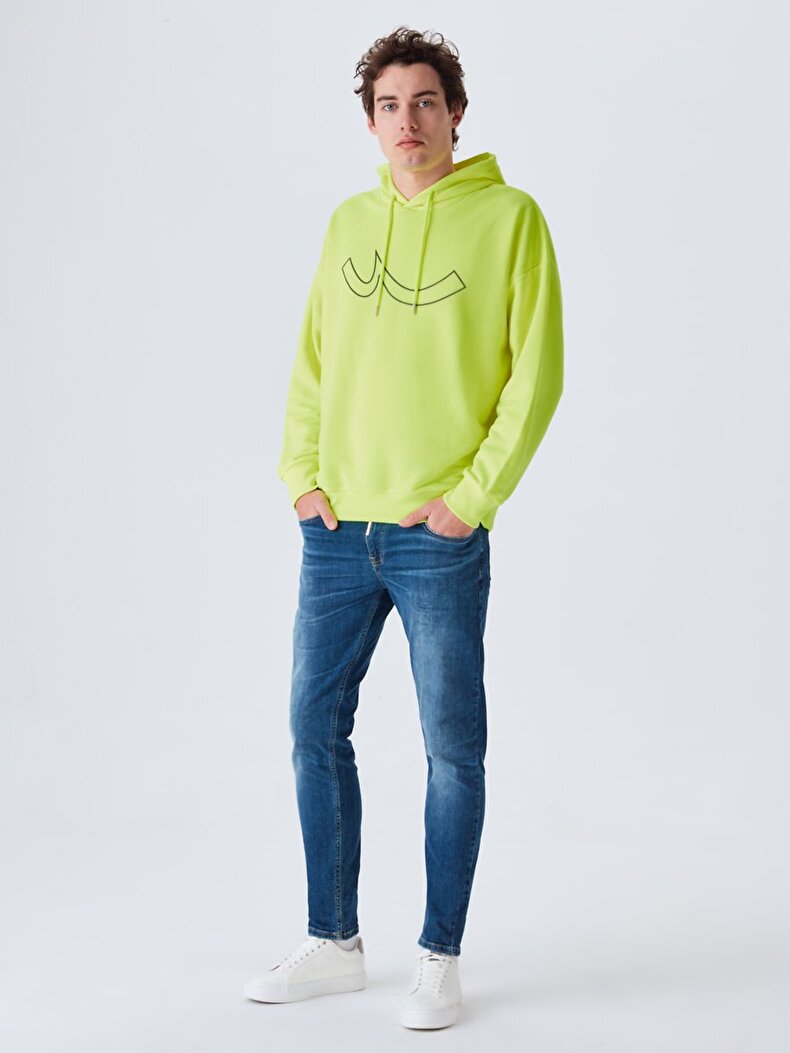 Ltb Logo Loose Fit Neon Sweatshirt | Sweatshirt | MEN | null | LTB