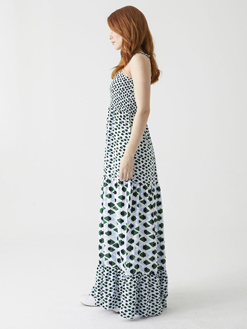 Pattern Long Dress