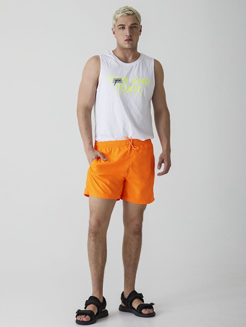Basic Orange Sea Shorts