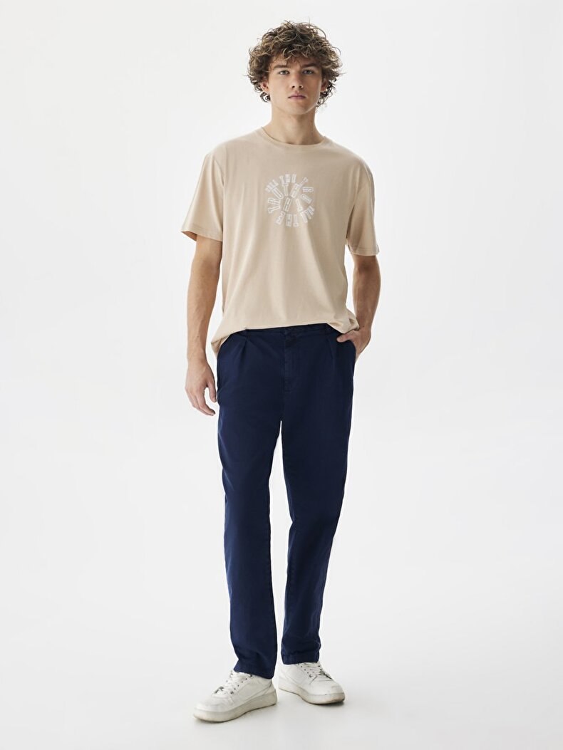 Chinos Navy Trousers
